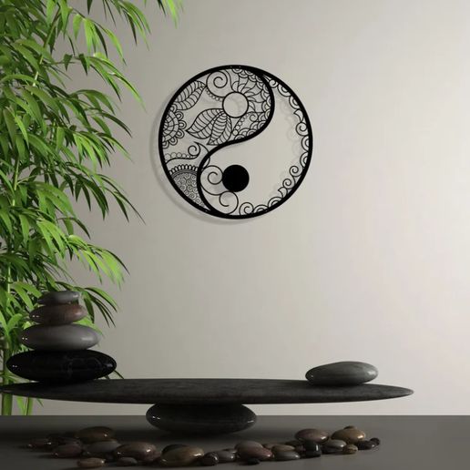 yin yang  wall art decor 