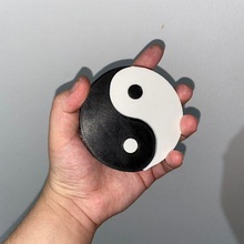 yin yang caja envase 3d print model - Mito3D