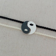 yin yang braccialetto ornamento giocattolo arte argentina gratuito regalo modello nero bianca artigiano artigiani artigianato artista 2021 parte pezzo puzzle gioco 3d print model - Mito3D