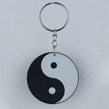 yin yang porte clés 3d print model - Mito3D