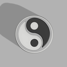 yin yang stl file 3d print model - Mito3D