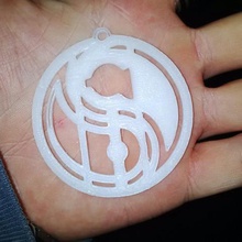 ying yong pendentif pour ou Bouclé-doreilles Mode 3d print model - Mito3D