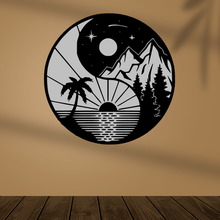 yin yang decorativo colgante pendiente 1 3d print model - Mito3D