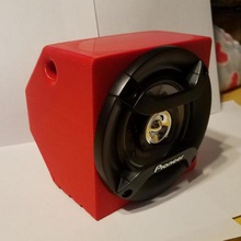 yj roll bar ported speaker box 4 gadget audio speakerbox rollbar jeep 3d print model - Mito3D