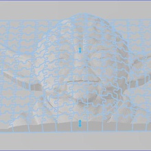 yoda 3d-relief puzzle 225 pièces jeu de un soulagement 3d print model - Mito3D