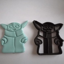 yoda baby moneta cutter casa vador le guerre di star wars cookie mangiasoldi 3d print model - Mito3D