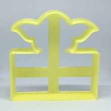 yoda face silhouette cookie cutter baby 3d print model - Mito3D