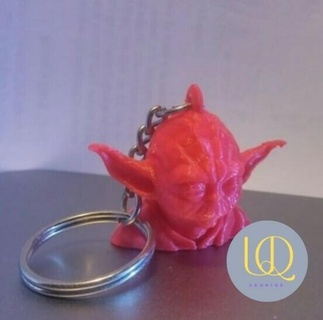 Yoda Schlüssel einzigartig 3d Star Kriege 3d print model - Mito3D