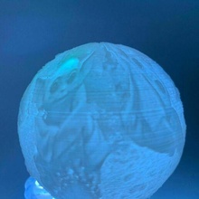 Yoda Mandalorianer Star Kriege Disney Nacht Licht Lithophan Legende LED Lampe Lithophanie 3d print model - Mito3D