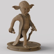 maestro yoda vari starwars figurina creatura 3d print model - Mito3D
