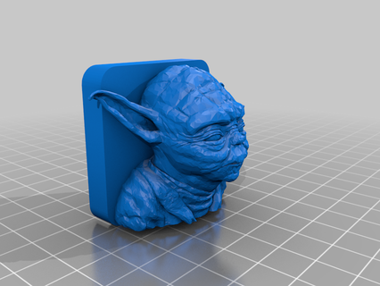 Yoda qr Startseite Mantel Ender 3 v2 Code Krieg Sterne 3d Drucker 3d print model - Mito3D