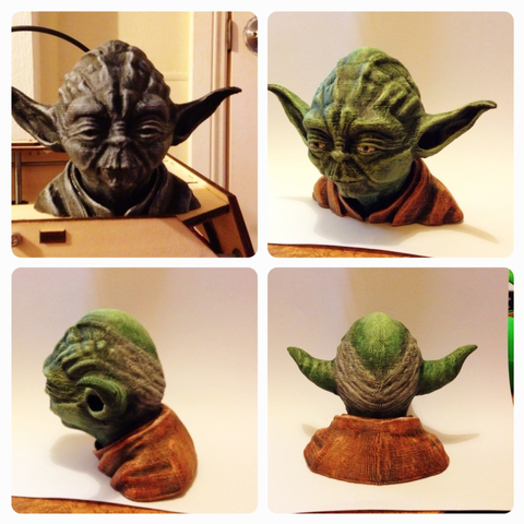 yoda reesculpieron 26mb arte 3D print model - Mito3D