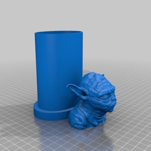 yoda soap bottle 17 fl oz soft tool 3d printing 3d print model - Mito3D