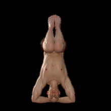 yoga garçon 4 durée vie fille homme femme leggings pose 3d print model - Mito3D