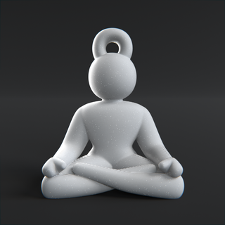 yoga orecchini 3d print model - Mito3D
