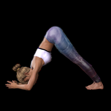 yoga girl 3 lifetime life boy man woman leggings poses 3d print model - Mito3D