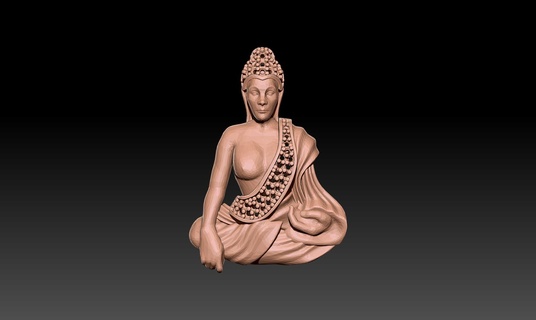 yoga collar joyería joya 3d print model - Mito3D