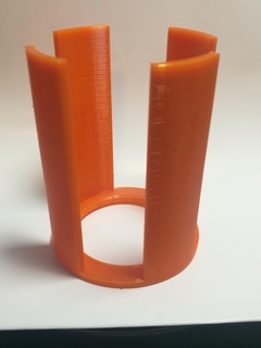 yogur tapa soporte cristal vaso gorra 3d print model - Mito3D