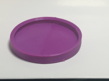 yogurt lid glass cup 3d print model - Mito3D