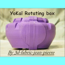 yo-kai rotation de la boîte jeu yokai watch jibanyan nathan wisper costaud mignon fort 2 serie ykai médailles organisateur médaille l'organisateur imprimable 4 parties part 10 dix médaillon 3d print model - Mito3D