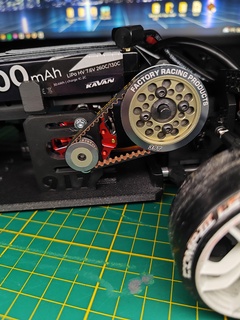 yokomo yd 2 cinto dirigir redução 3racing rcdrift mst resfriador chassis 3d print model - Mito3D