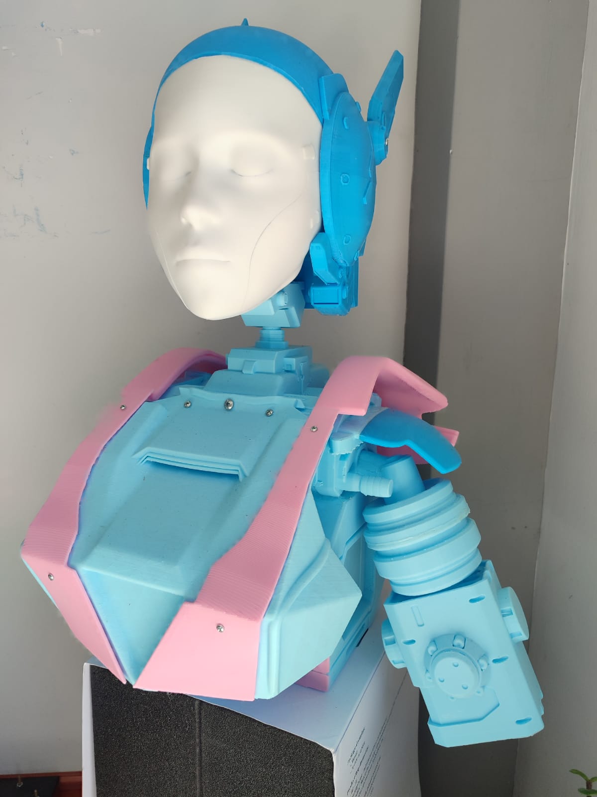 yolandi chappie robot scout22 robotica tecnologia 3D print model - Mito3D