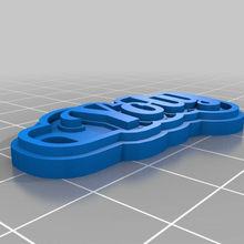 yol özelleştirilmiş anahtarlık 3d print model - Mito3D