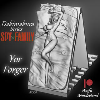 yor forger dakimakura statue adjustable stand 3 variations Art waifu spy x family anime figure collectible toy 3d print model - Mito3D