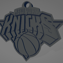 york knicks keychain new nba basketball basket sport key keys ring souvenir ny 3d print model - Mito3D