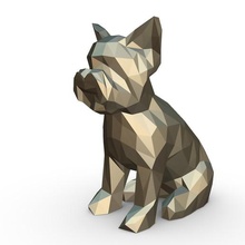 le yorkshire terrier figure art york cadeau d'impression bijoux lowpoly pendentifs 3dprint animal décor figurine l'intérieur de la conception les miniatures sculpture statue jouet mammifères chien 3d print model - Mito3D