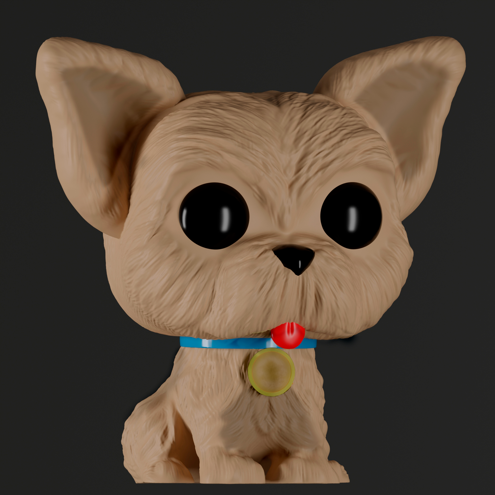 yorkshire terrier funko 3D print model - Mito3D