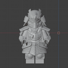 yoroi armor halo lego compatible game samurai master chief 3d print model - Mito3D
