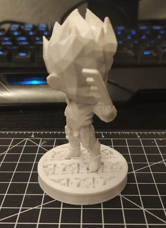 yoru Kumpel Figur tapfer niedrig poly Sammlerstück Chibi 3d print model - Mito3D