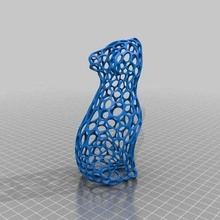 yosemite orso voronoi stile animali 3d print model - Mito3D