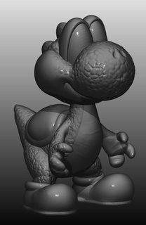 Yoshi Marioyoshi Super Mario Brüder Mariowelt Nintendo Statue figura Serie 3d print model - Mito3D