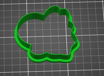 yoshi cookie cutter mario nintendo green island switch game cube 3d print model - Mito3D