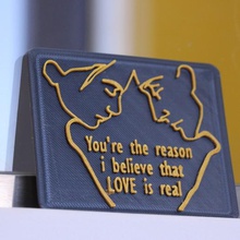 you're reason tool 3d printing valentine love 3d print model - Mito3D