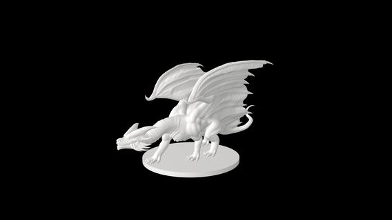 young copper dragon 3d print model - Mito3D