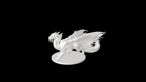 jovem ouro Dragão 3d print model - Mito3D