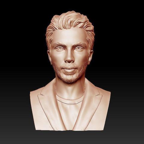 5 genç adam mimarlık erkekler baş heykel 3dscan model zbrush baskı youngman 3D print model - Mito3D