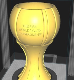 youth world cup 1979 soccer trophies cups maradona 3d print model - Mito3D