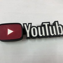 youtube desktop sign  youtube sign logo desk youtuber