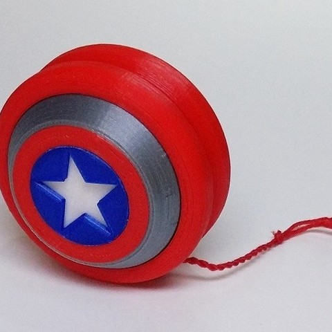 yoyo captain america game 3D print model - Mito3D