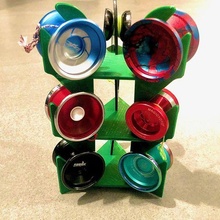 yoyo castle game yo-yo stand tower toy accessories 3d print model - Mito3D