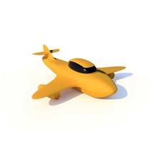 yper de aviones en 3d juego plano juguete 3d print model - Mito3D