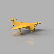 yper z plane game toy 3d print model - Mito3D