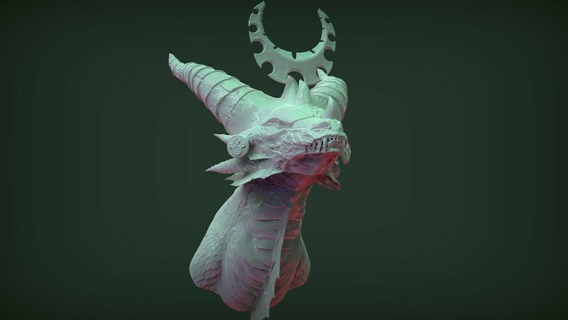 ysera dragon emerald dream 3d print model - Mito3D