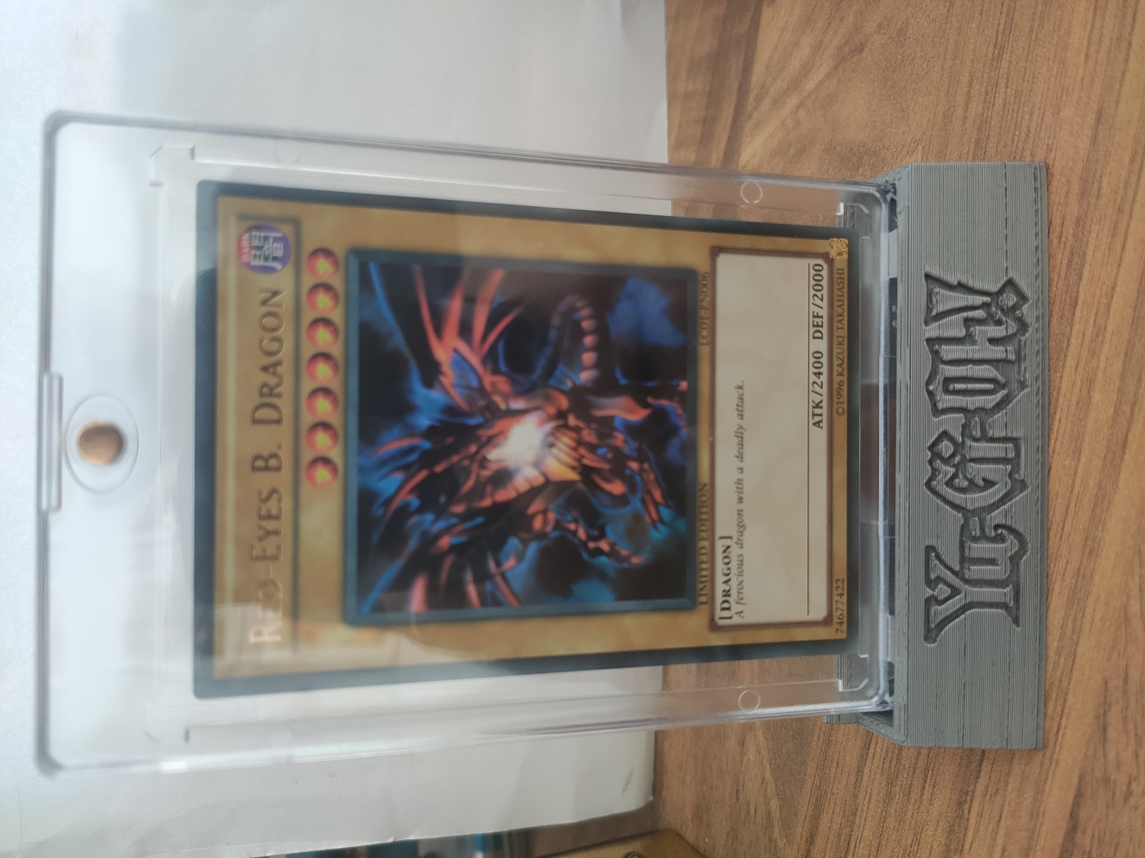 yu gi art yugi yugioh lettre soutien cabine carte base classé 3D print model - Mito3D