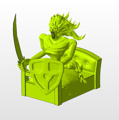 yu gi donjon dés brut fantôme of fuite rêves miniature figure yugioh dé sombre démon bakura lit monstre carte dormir 3d print model - Mito3D