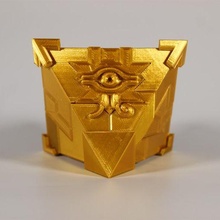 yu gi oh enigma milênio pirâmide egípcio 3d impresso gadget yugioh ouro 3dpuzzle hobbies quebra cabeças 3d print model - Mito3D